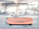 Social Hike 55cm Vibration Plate Machine Full Body Exercise Platform 200W Pink V238-SUPDZ-41071901573200