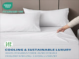 4 Piece Hotel Bamboo Cooling Sheet Set -Ultra Soft 2000TC Breathable Bed Sheets Set with 37 V1317-HB-ZXW9-AUSK-4JT-BAI