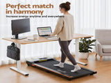 Artiss 140cm Standing Desk Treadmill Motorised Natural Wood SDTM-156E-380-WDBK