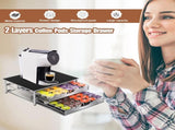 CARLA HOME K-Cup Coffee Pod Drawer for 72 Coffee Pods Storage for Home Kitchen Counter Organizer LSB-36263