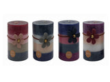 bulk 36 4 Tone Scented Pillar Candle Assort 10cm V637-CPU29009