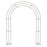 Heavy Strong Metal Wedding Arch Garden Arbor Floral Backdrop Stand Indoor Outdoor V767-HQ-ZJ133