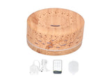 700ml Humidifier Wood Grain Remote Control Aroma Diffuser Bluetooth Speaker with Night Light for V1294-YM0901-3113210107611