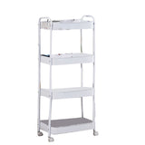 3 Tier Utility Rolling Cart with Caster Wheels Movable Multifunctional Storage Cart for Kitchen V1294-YM0901-3117240235112