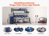 Home Gym Workout Equipment Organizer Yoga Mat Storage Weight Rack Dumbbell 870 x 405 x 1010 mm V952-LSDLYJJ4C313AAQ8JV0