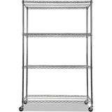 Modular Wire Storage Shelf 900 x 350 x 1800mm Steel Shelving V63-841141