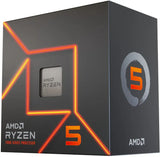 AMD Ryzen 5 7600 6 Cores / 12 Threads, 65 watts, Max Freq 5.2Ghz, 38MB Cache, Wraith Stealth Cooler V1202-V2-CPAR5-7600