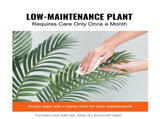 Artificial Palm Tree, 1219mm Tall Faux Plant, Secure PE Material & Anti-Tip Tilt Protection V952-RZRDZW4FT2BLDY2FIV0