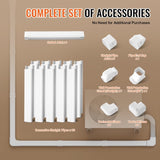 Mini Split Line Set Cover 76.2mm W 5400mm L, PVC Decorative Pipe Line Cover For Air Conditioner with V952-BSKSQFTSKDGXB3X6AV0