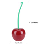 Cherry - Shape Cleaning Toliet Brush Holder Standing Set Lavatory Bathroom Tool V1294-YM0722-JY02067