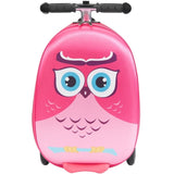 VEVOR Ride-on Luggage 20-inch Kids Scooter Suitcase with Flash Wheels Pink V952-FDDQXXLX20INHPZ8K001V0