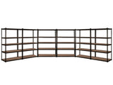 Giantz 6X1.5M Garage Shelving Warehouse Rack Storage Shelves Pallet Racking WR-7X15-BKX6