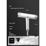 Professional Hair Dryer - Lightweight, Powerful Pro Salon Blow with Diffuser & 3 Concentrator Nozzle V1369-AZ3-W-04188