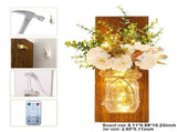 LED Mason Jar Wall Lights Indoor Outdoor Patio Vase Hanging Lights Home Wall Decorations V1294-YM0626-230221HR03-1