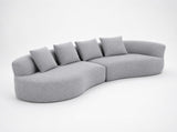 Arco 3 Seater Compressed Sofa V1158-ZE9919-TL1907-12-LGY