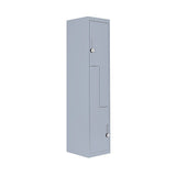 Grey Two-Door L-shaped Office Gym Shed Storage Lockers V63-835141