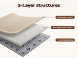 Artiss Tatami Mat Floor Mattress 3cm Thick Futon Mattresses Mellow Mat Rugs Living Room Beige TTM-MAT-150X200-BG