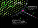ESPER Explorer X-RACE 39S Badminton Racket 4U 84g Full Carbon Fiber Beginner G6 Entry-Level Racket V1232-XRACE39S001
