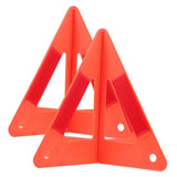 Roadside Car Warning Tool Durable Red Plastic Reflective Sign 4Sets V1366-AZ2-W-13588