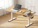 Artiss Electric Standing Desk Height Adjustable Sit Stand Desk Tilting Top HASD-CD105-WD-AB