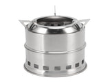 Mini Alcohol Stove for Camping Hiking Stainless Steel Campfire Stove With Storage Bag Round V1294-YM0626-3111220316811