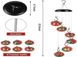 Hummingbird Feeder for Outdoors,Hummingbird Feeder,Wind Chime Hummingbird Feeder,Hummingbird Feeder V1366-AZ2-W-05430