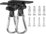 Heavy Duty Swing Hangers 2 Pack - 3000 lbs Capacity Silent Bearing Hooks for Wooden Sets & Concrete V1259-DP01-A-5652