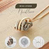 Wish Stone Pendant Necklace, Necklaces for with Birthstone Crystals, Allergy-Free Jewelry for V1164-325813