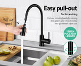 Cefito Kitchen Mixer Tap Pull Out 2 Mode Sink Faucet Basin Laundry Black TAP-A-82H11-BK