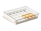 Egg Storage Box Drawer Design 48 Eggs Holder Plastic Refrigerator Organizer for Kitchen V1294-YM0901-3118230441011