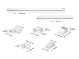 Mini Split Line Set Cover 76.2mm W830mm L, PVC Decorative Pipe Line Cover For Air Conditioner with V952-BSKSQFTSKDGX6NH9BV0