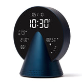 Lexon Conic Radio Alarm Clock With Fm & Built-In Bluetooth Speaker - Blue V398-LD-LR156L3