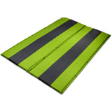 Double Self Inflating Mattress Sleeping Mat Air Bed Camping Hiking Joinable - green V610-SELMATS8573-GR-DOU