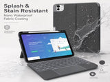 SENYOSON Black iPad Keyboard Case for iPad 7th 8th 9th Generation 10.2 Inch 2019/2020/2021 & iPad V1243-CTAKEYBOARD-IPADCASE102-BLACK