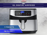 Kitchen Couture Digital 12L Air Fryer - Silver ABM-10001717