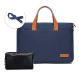 Ultra-Thin Macbook Laptop Messenger Bag - Dark Blue & Black 13.3-14 Inches PRL-5034943060DBT