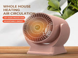 Desktop Warm Air Circulation Heater Quiet Adjustable Angle Space Heater V1188-MS-616-023