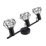 3 Light Track Lighting Kit Rotatable Heads Matte Black Finish Modern Fashionable Ceiling Spotlight V1294-YM0703-3119230081211