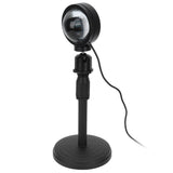 USB LED Sunset Light Sunset Projection Lamp 180 Degree Rotation Night Light for Bedroom Lighting V1294-YM0901-3119210039111