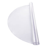 Plastic Table Cover, 48 x 48 Inch 2.0 mm Thick Clear Table Protector, Round PVC Desk Mat, Waterproof V952-YXPVCZB48X48UGUKXV0