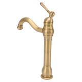 Basin Faucet Retro European Style Brass Gourd Design with Hose and Gasket Bathroom Sink Faucet for V1294-YM0626-3112220095611