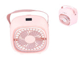 Adjustable Electric Fan Portable Spray Humidification Electric Fan for Home Outdoor DormitoryPink V1294-YM0721-3113210056412