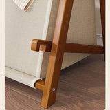100x155cm Dark Wood Clothes Rail Garment Rack with Freestanding Storage Shelf V63-840741
