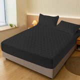 Waterproof Fitted Bed Sheet, Deep Pocket Stretch Mattress Cover, Soft Knit Bed Sheet for Sleeping V1369-AZ3-W-21608