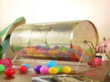 Raffle Drum, 14.8 x 21.26 inch Brass Plated Raffle Ticket Spinning Cage, Holds 10000 Tickets or 300 V952-CJGJS19YC000HNSYJV0