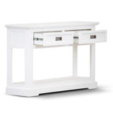 Laelia Console Hallway Entry Table 125cm Solid Acacia Timber Wood Coastal -White V315-VO-COAS-10