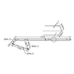 60" Bed Lift Hydraulic Mechanisms Kits For Space Saving Bed or Sofa Bed V63-836241