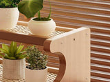 3-Tier Wooden Mug Rack for Coffee Station Countertop Cup Organizer and Display Shelf for Kitchen V1369-AZ3-W-11091