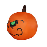 3.9FT Halloween Inflatable Pumpkin LEDs Blow Up Green-eyed Pumpkin Inflatables Outdoor Decorations V1294-YM0901-L6891US