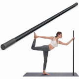 Yoga Stick 5 Ft Sturdy Steel Adjustable Stretching for Mobility, Flexibility and Balance Versatile V1366-AZ2-W-21669